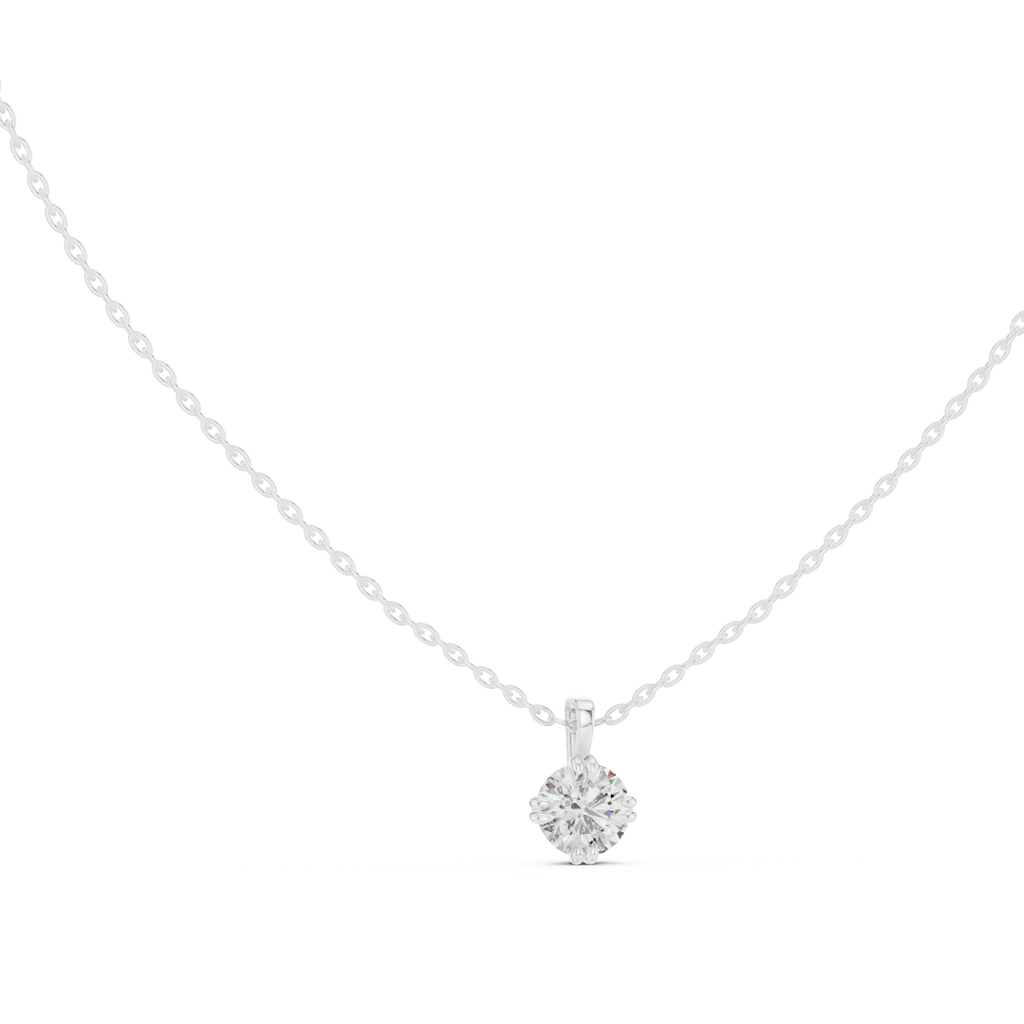 Luxuriöser Teardrop-Diamant-Anhänger mit Halo-Design