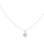 Luxuriöser Teardrop-Diamant-Anhänger mit Halo-Design