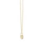 Luxuriöser Teardrop-Diamant-Anhänger mit Halo-Design