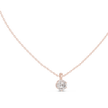 Luxuriöser Teardrop-Diamant-Anhänger mit Halo-Design