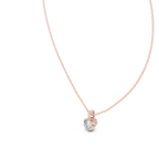 Luxuriöser Teardrop-Diamant-Anhänger mit Halo-Design