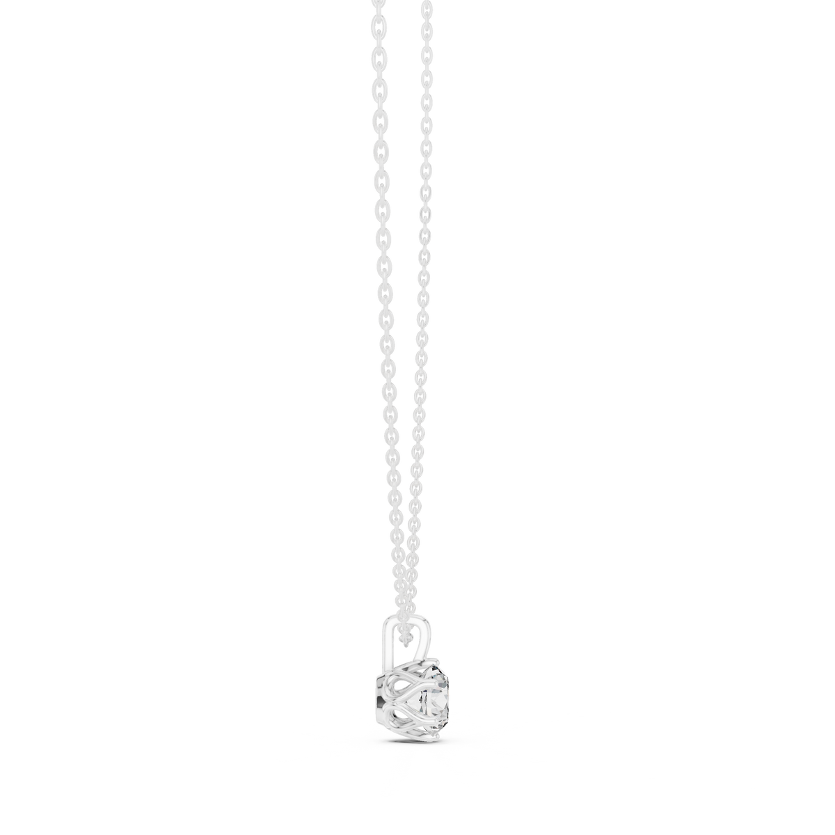 Luxuriöser Teardrop-Diamant-Anhänger mit Halo-Design