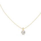 Luxuriöser Teardrop-Diamant-Anhänger mit Halo-Design