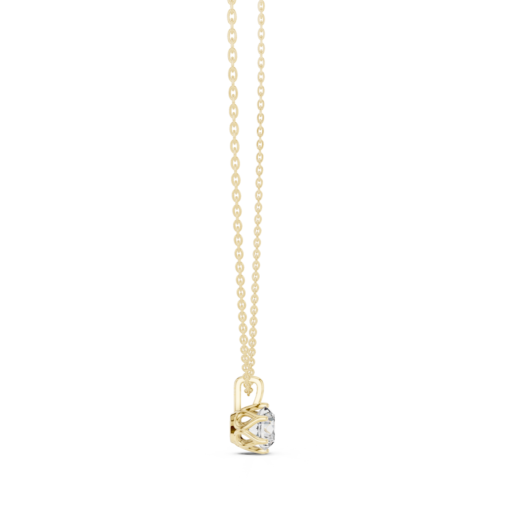 Luxuriöser Teardrop-Diamant-Anhänger mit Halo-Design