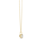 Luxuriöser Teardrop-Diamant-Anhänger mit Halo-Design