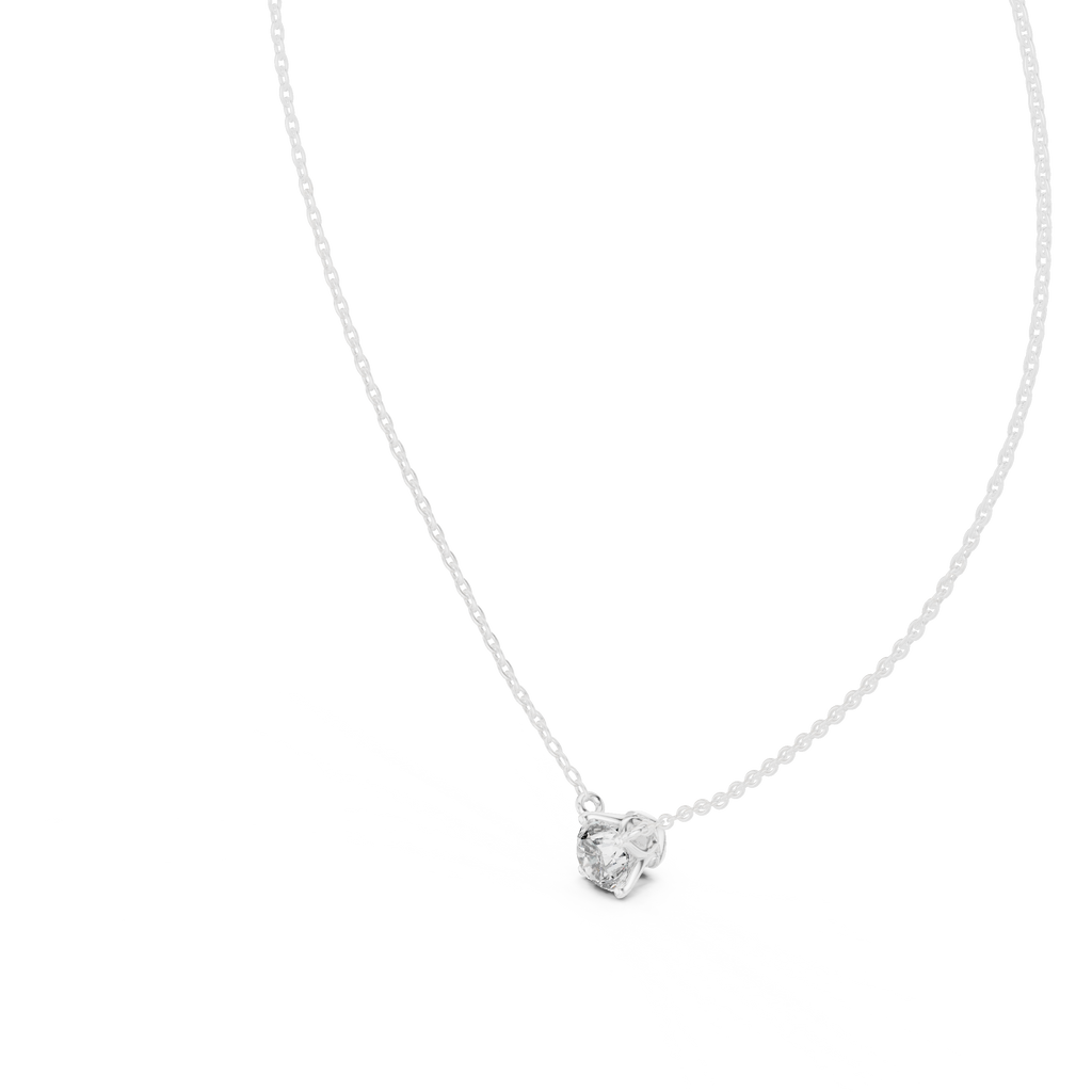 Luxuriöser Teardrop-Diamant-Anhänger mit Halo-Design