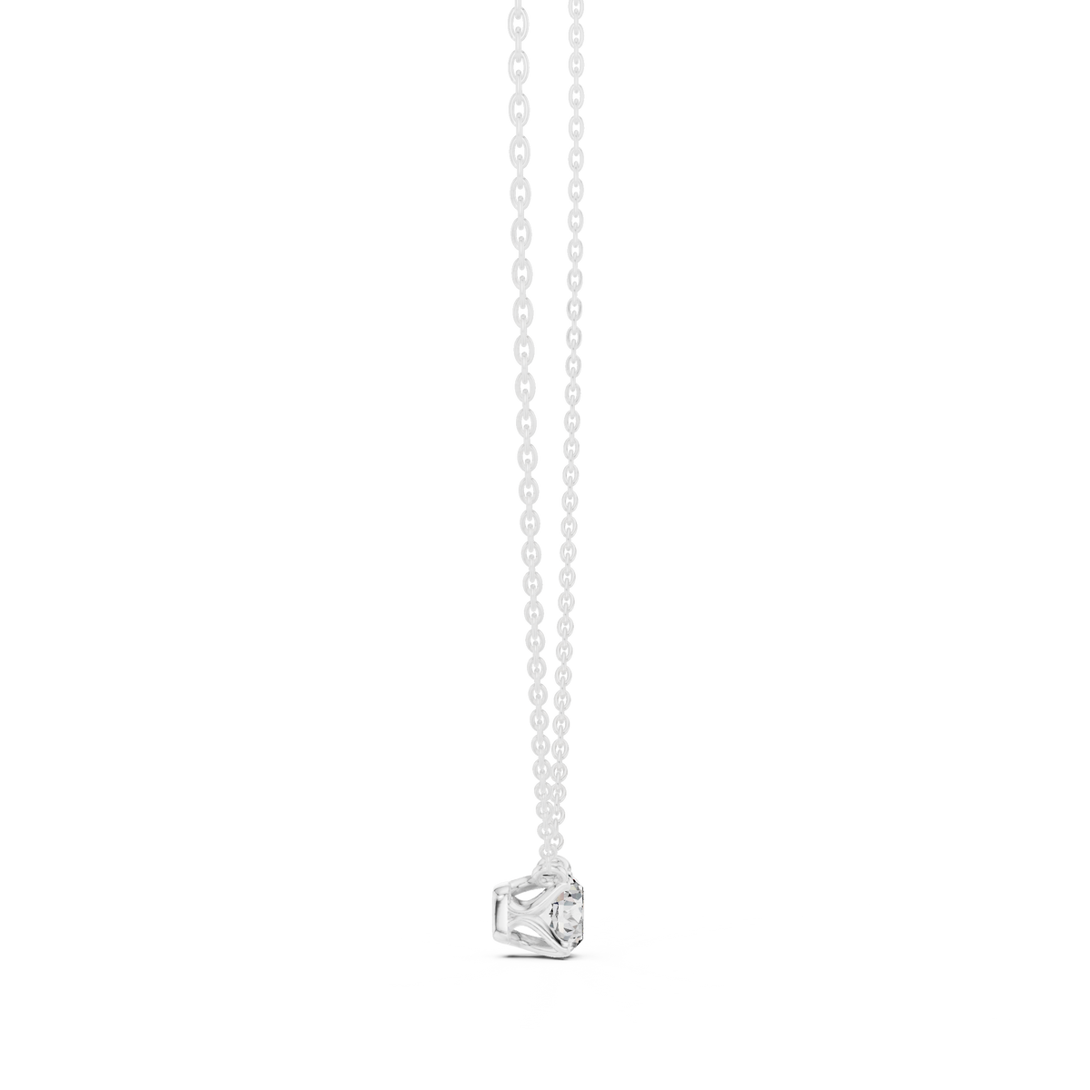 Luxuriöser Teardrop-Diamant-Anhänger mit Halo-Design