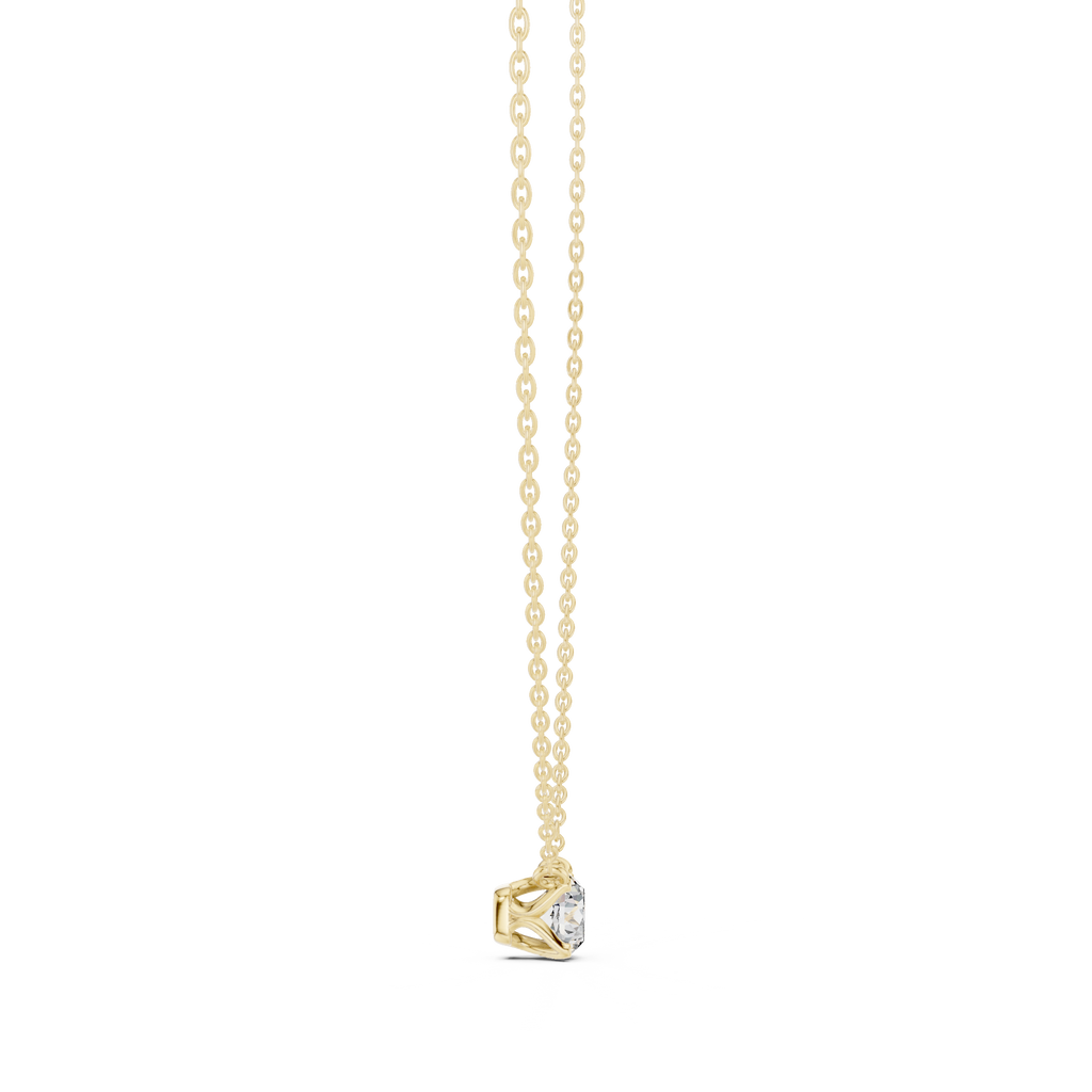 Luxuriöser Teardrop-Diamant-Anhänger mit Halo-Design