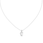 Vellora Petal Prong Oval Cut Lab Grown Diamond Solitaire Pendant