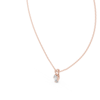 Luxuriöser Teardrop-Diamant-Anhänger mit Halo-Design