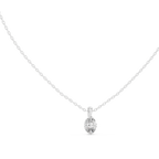 Luxuriöser Teardrop-Diamant-Anhänger mit Halo-Design