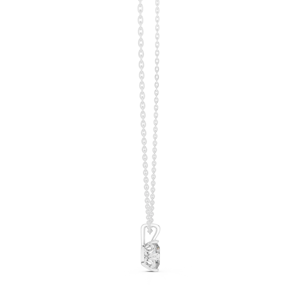 Luxuriöser Teardrop-Diamant-Anhänger mit Halo-Design