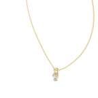 Luxuriöser Teardrop-Diamant-Anhänger mit Halo-Design