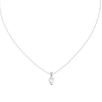Lumiette Oval Cut Drop Solitaire Lab Grown Diamond Pendant Necklace