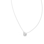 Squarelle Princess Cut Solitaire Lab Grown Diamond Pendant Necklace