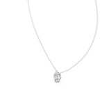 Selenara Oval Cut Halo Lab Grown Diamond Pendant Necklace