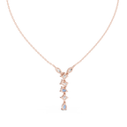 Lariana Multi-Shape Diamond Y Drop Necklace