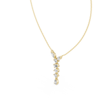 Lariana Multi-Shape Diamond Y Drop Necklace