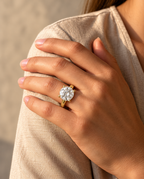 Pure Radiance Round Lab Grown Diamond Solitaire Ring