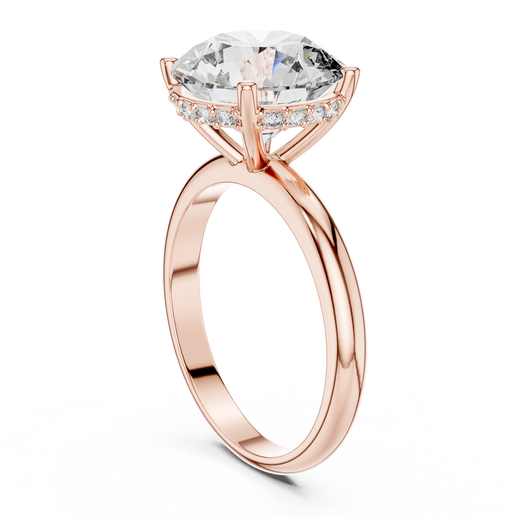 Virelle Round Cut Lab Grown Diamond Solitaire Ring for Women