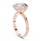 Virelle Round Cut Lab Grown Diamond Solitaire Ring for Women