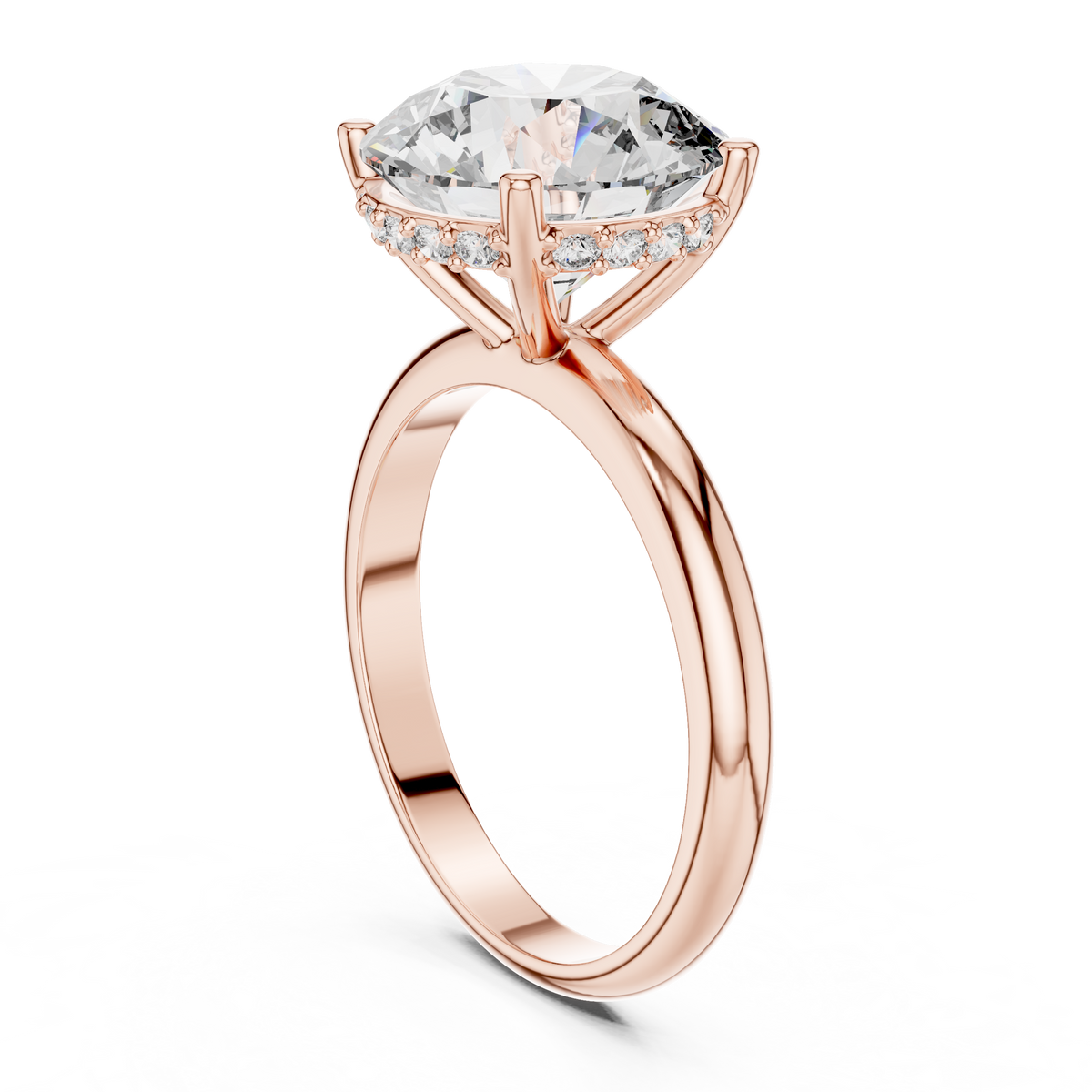Virelle Round Cut Lab Grown Diamond Solitaire Ring for Women