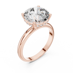 Virelle Round Cut Lab Grown Diamond Solitaire Ring for Women