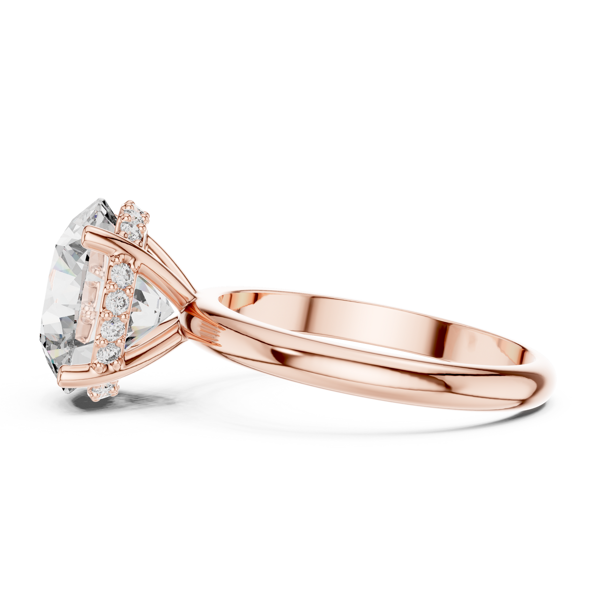 Virelle Round Cut Lab Grown Diamond Solitaire Ring for Women