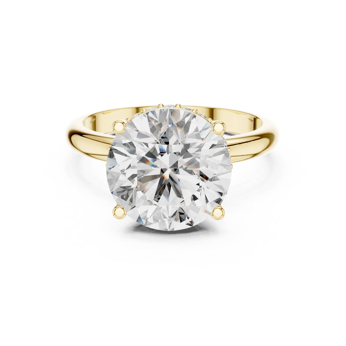 Virelle Round Cut Lab Grown Diamond Solitaire Ring for Women
