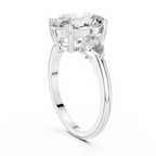 Marivelle Oval Halo Lab Grown Diamond Ring