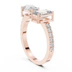 Elowenna Asymmetric Lab Grown Diamond Ring
