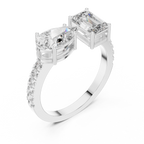 Elowenna Asymmetric Lab Grown Diamond Ring