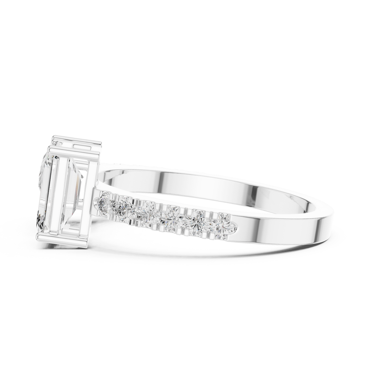 Elowenna Asymmetric Lab Grown Diamond Ring