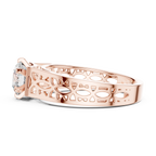 Liorenna Floral Filigree Lab Grown Diamond Ring