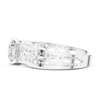 Liorenna Floral Filigree Lab Grown Diamond Ring
