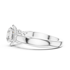 Aurelle Twisted Halo Lab Grown Diamond Solitaire Ring