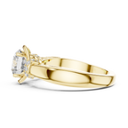 Aurelle Twisted Halo Lab Grown Diamond Solitaire Ring