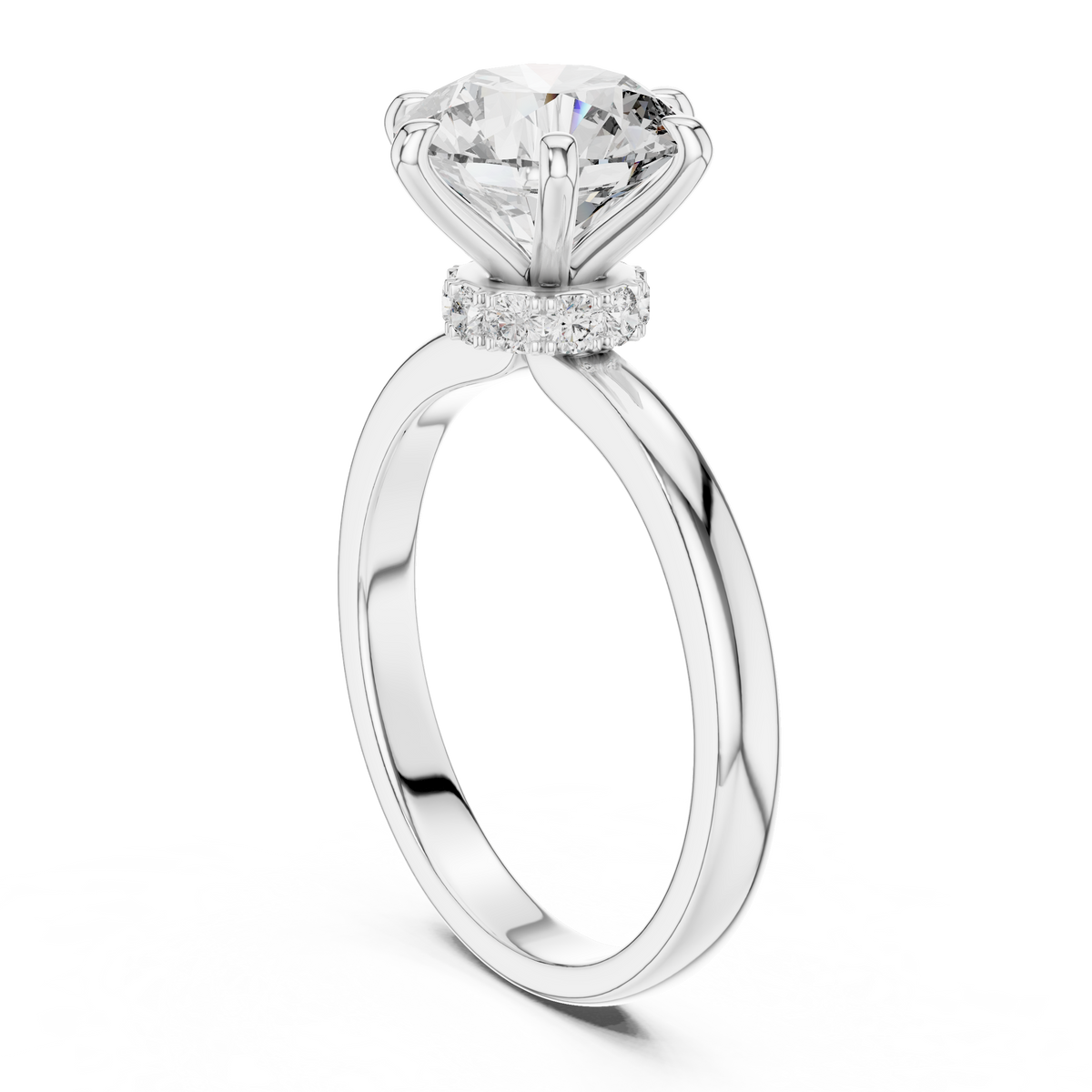 Eloria Six-Prong Lab Grown Diamond Solitaire Ring