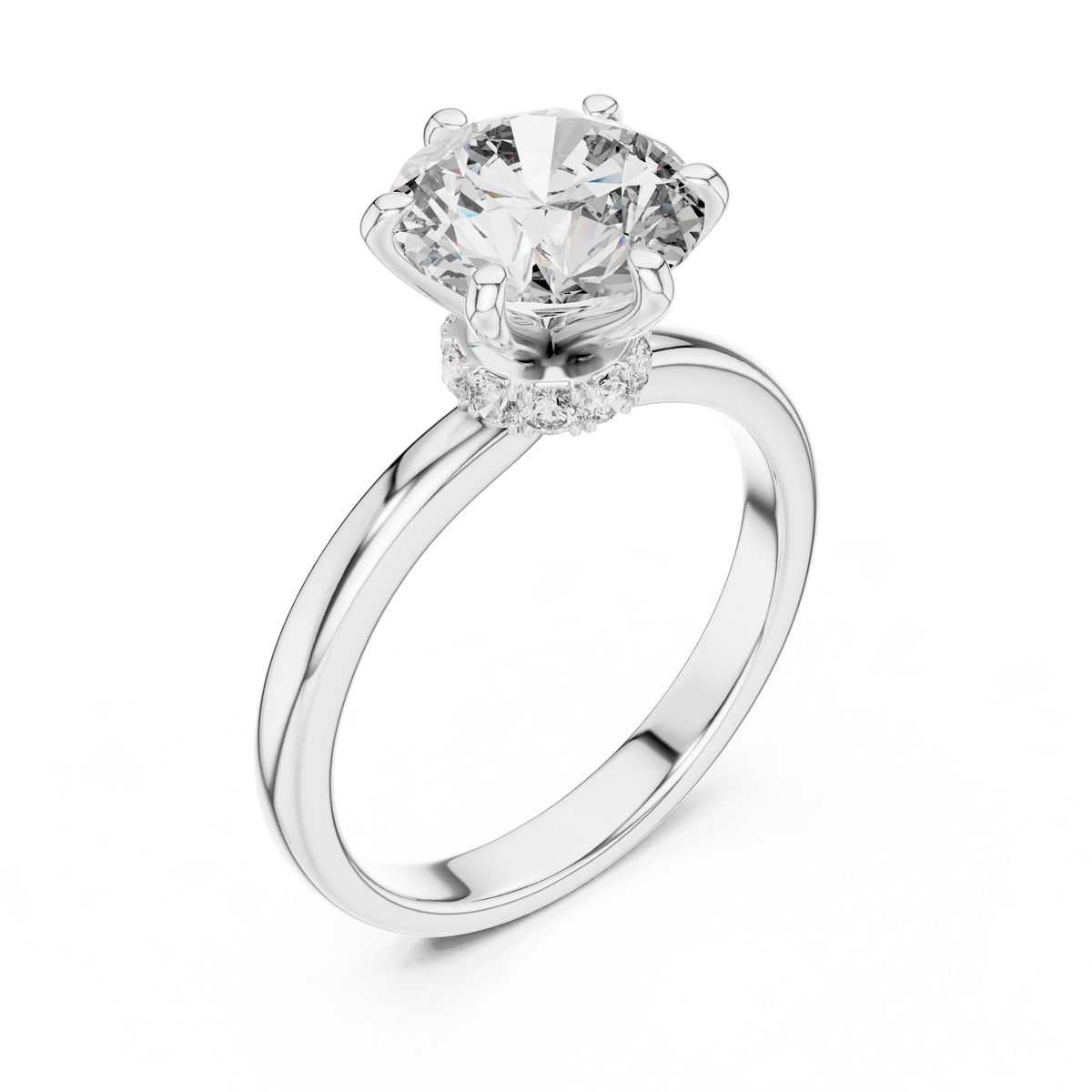 Eloria Six-Prong Lab Grown Diamond Solitaire Ring