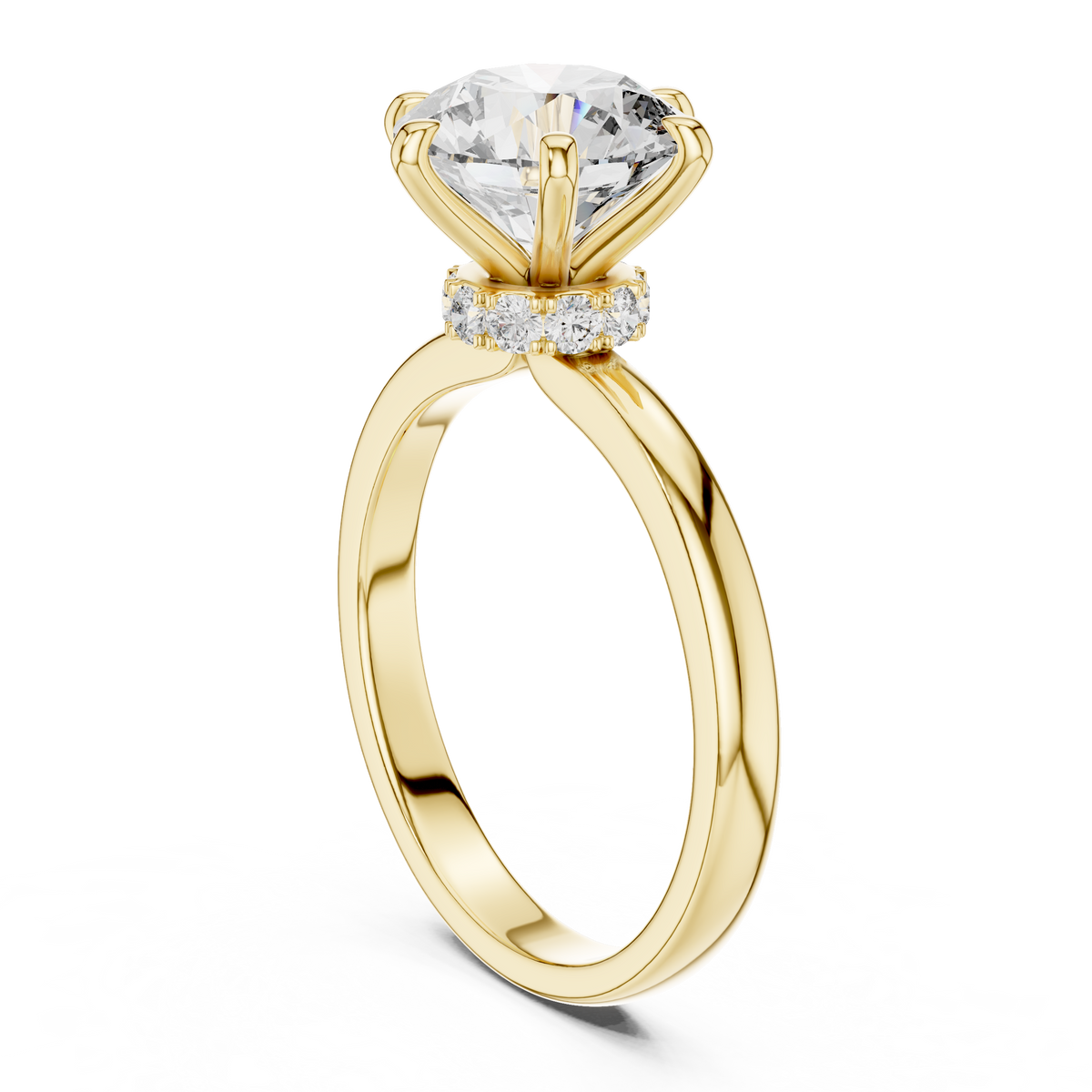 Eloria Six-Prong Lab Grown Diamond Solitaire Ring