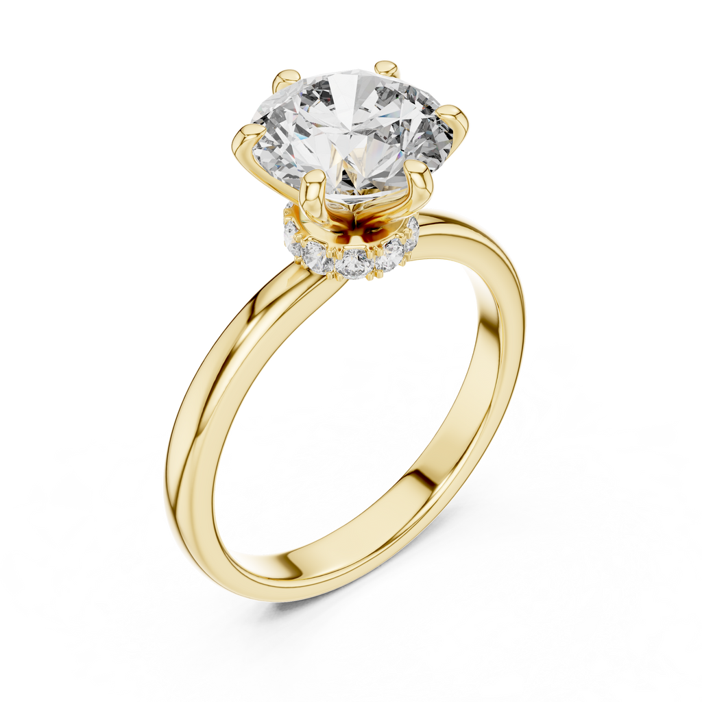 Eloria Six-Prong Lab Grown Diamond Solitaire Ring