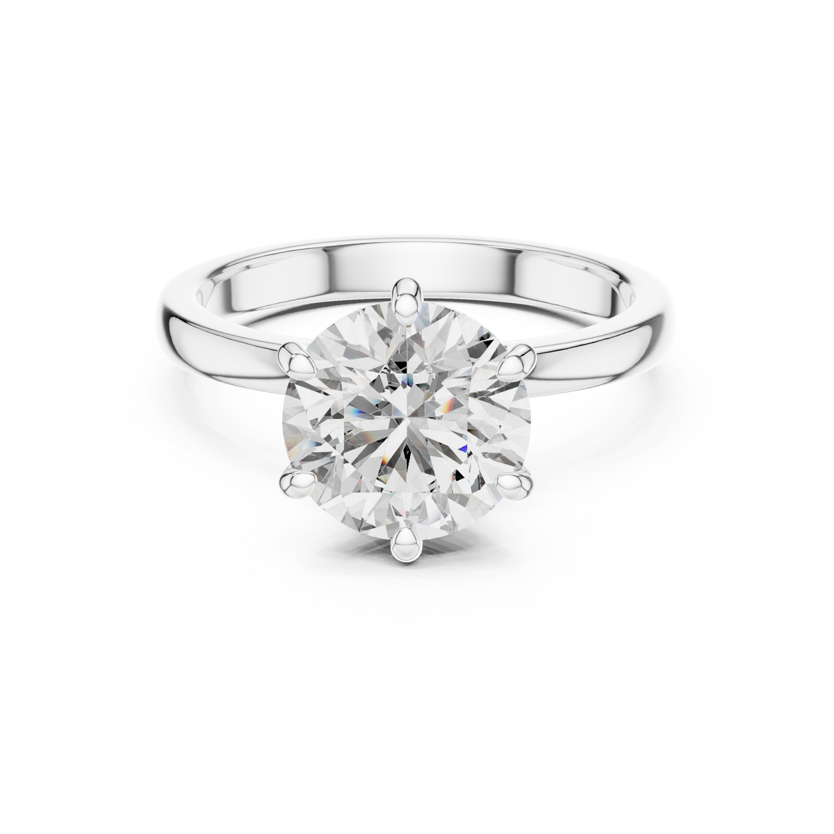 Eloria Six-Prong Lab Grown Diamond Solitaire Ring
