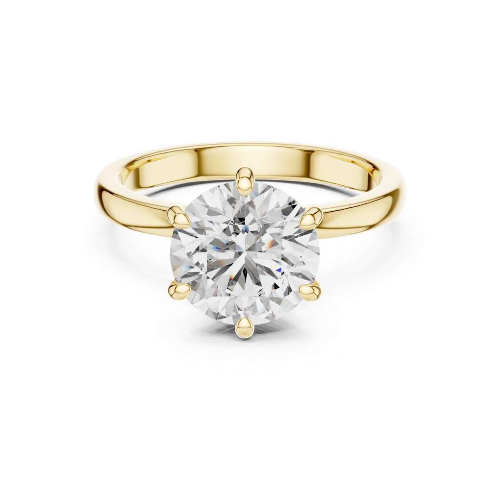 Eloria Six-Prong Lab Grown Diamond Solitaire Ring
