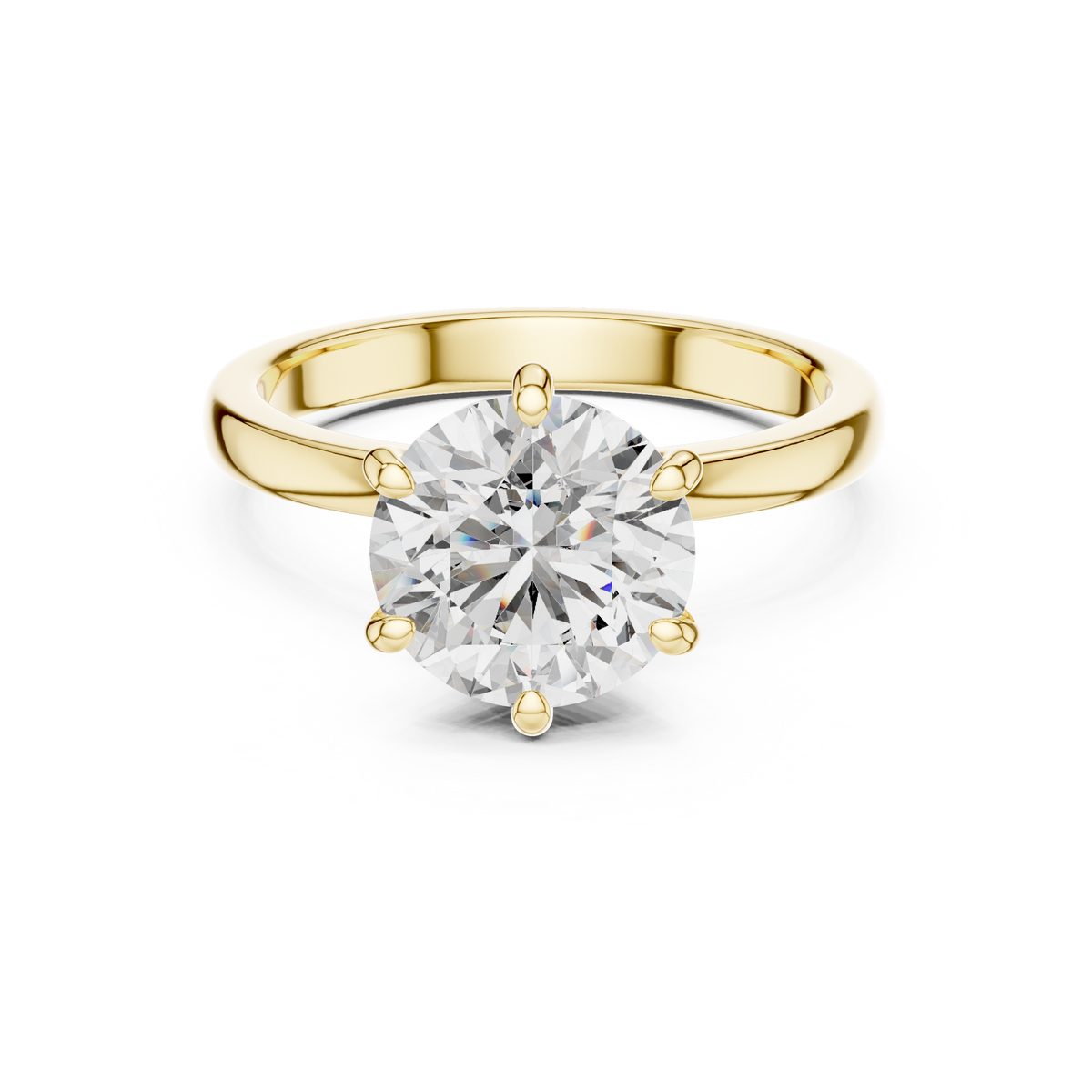 Eloria Six-Prong Lab Grown Diamond Solitaire Ring