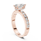 Seraphine Pear Cut Lab Grown Diamond Engagement Ring.