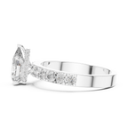 Seraphine Pear Cut Lab Grown Diamond Engagement Ring.