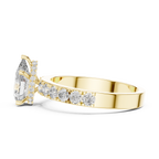 Seraphine Pear Cut Lab Grown Diamond Engagement Ring.