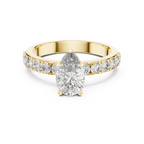 Seraphine Pear Cut Lab Grown Diamond Engagement Ring.