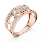 Valerienne Oval Pavé Lab Grown Diamond Ring