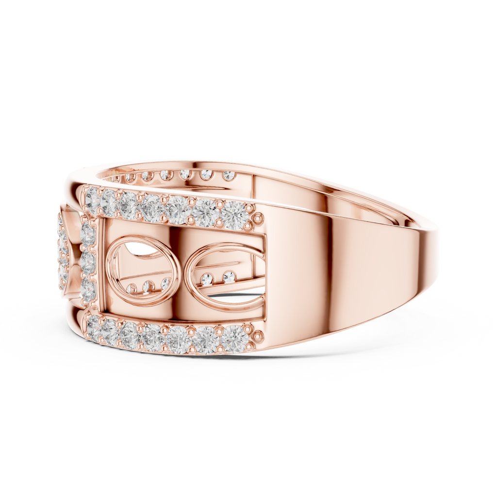 Valerienne Oval Pavé Lab Grown Diamond Ring